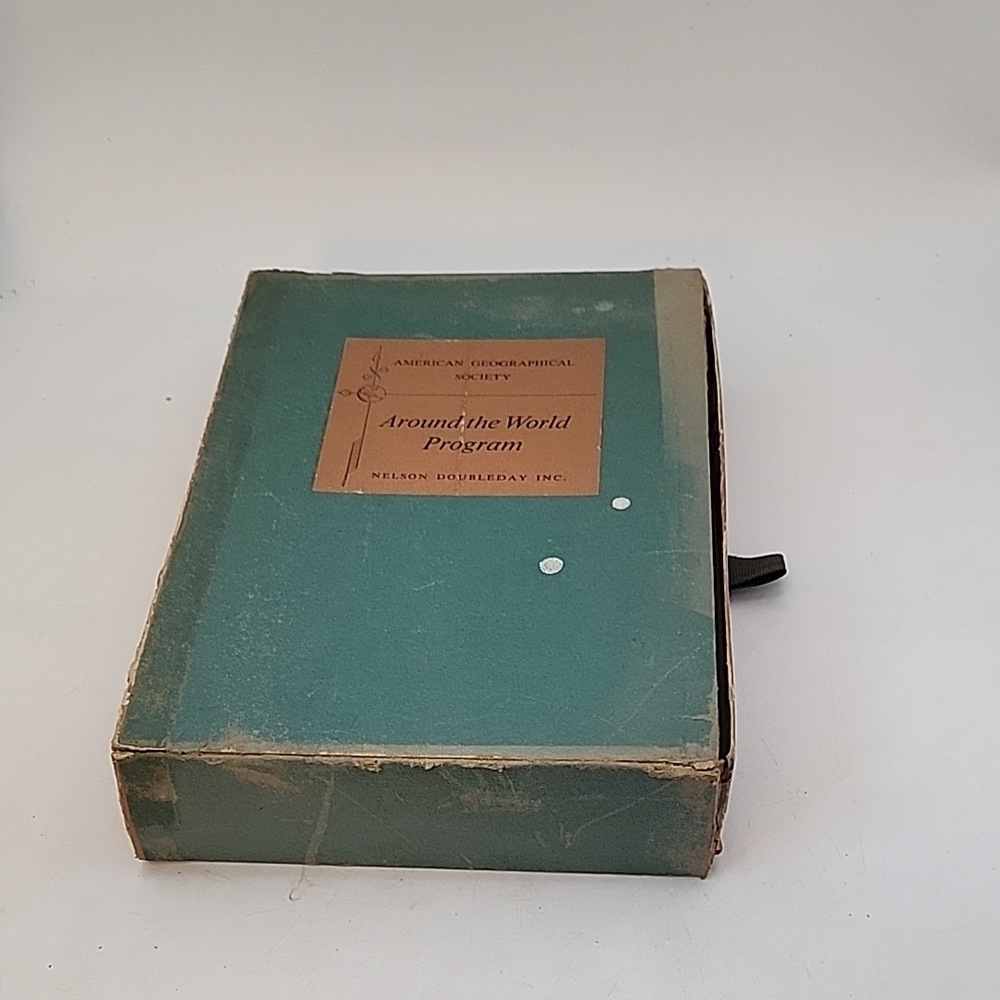 Vintage 50s/60s American Geographical Society Around The World Program